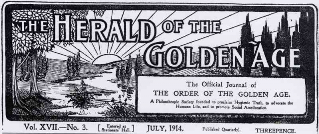The Herald of the Golden Age 1914