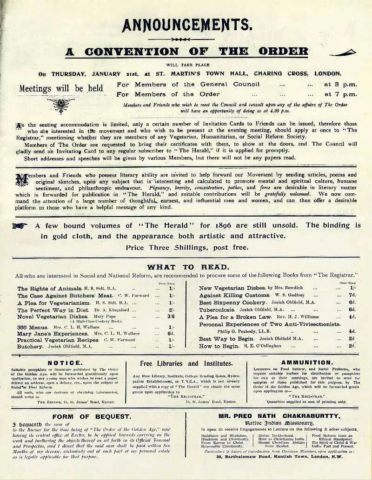 The Order of the Golden Age - Announcements